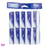 دستمال کاغذی 200 برگ نایس مدل BL2 بسته 10 عددی