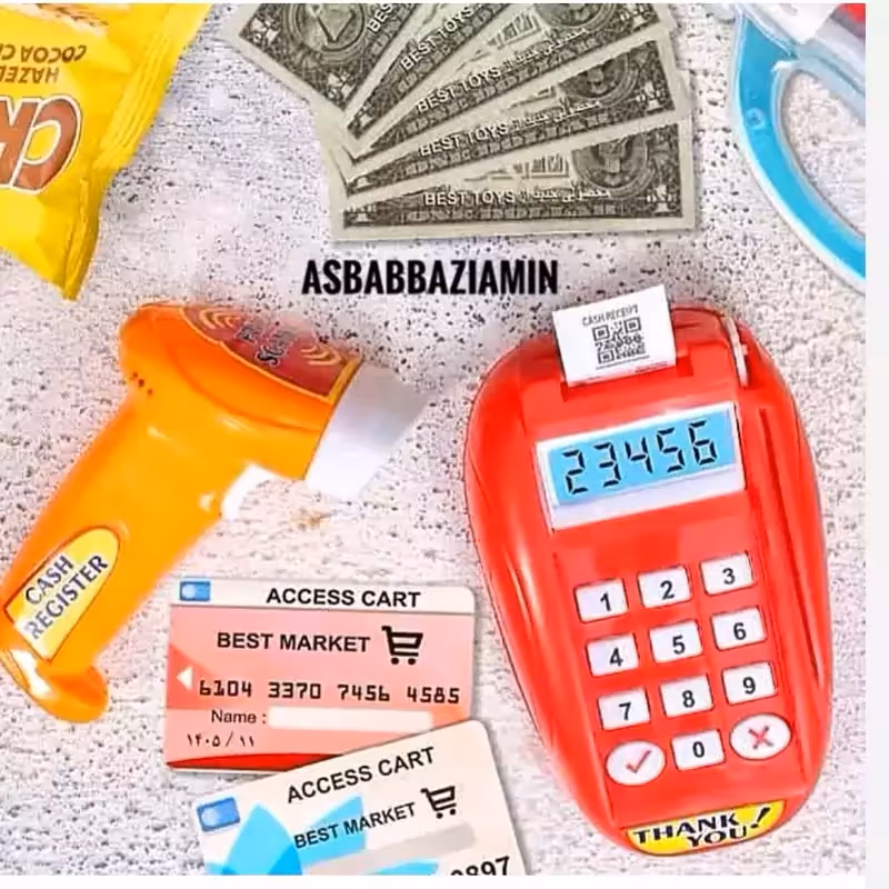 اسباب بازی مدل دستگاه پوز بانکی