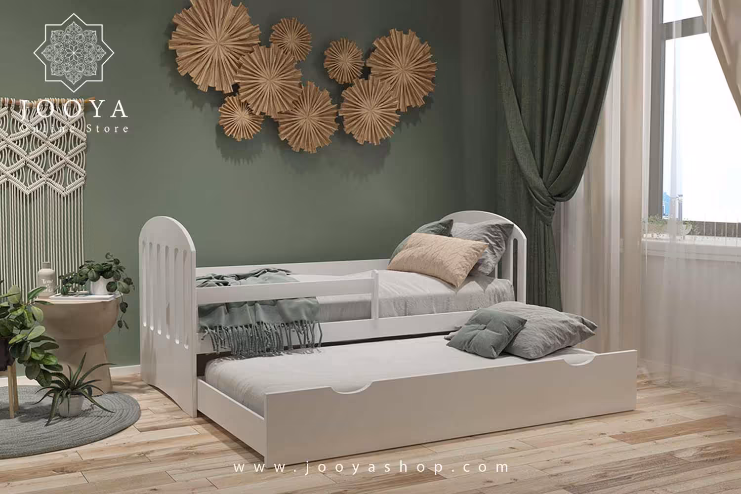 تخت مهمان اسپرت تاج دار رومینا مدل BM306