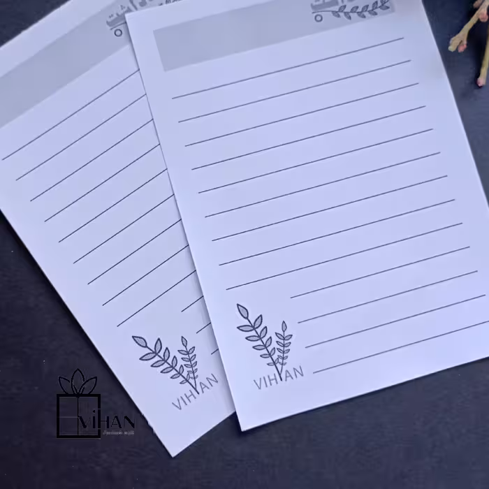 برگه های یادداشت, پشت سفید 60 برگ، طرح دار فانتزی سایز A6(کد1) 