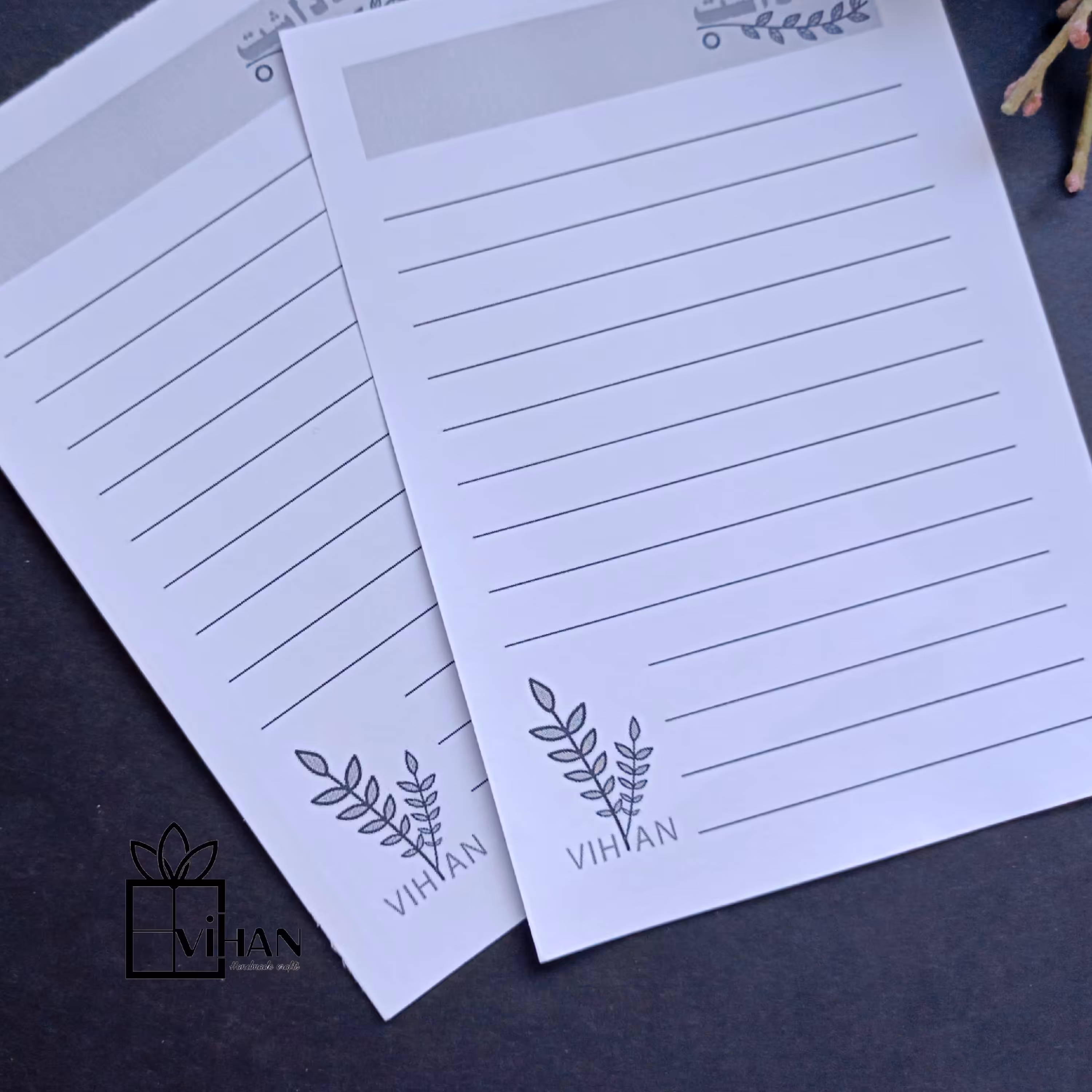 برگه های یادداشت, پشت سفید 60 برگ، طرح دار فانتزی سایز A6(کد1) 