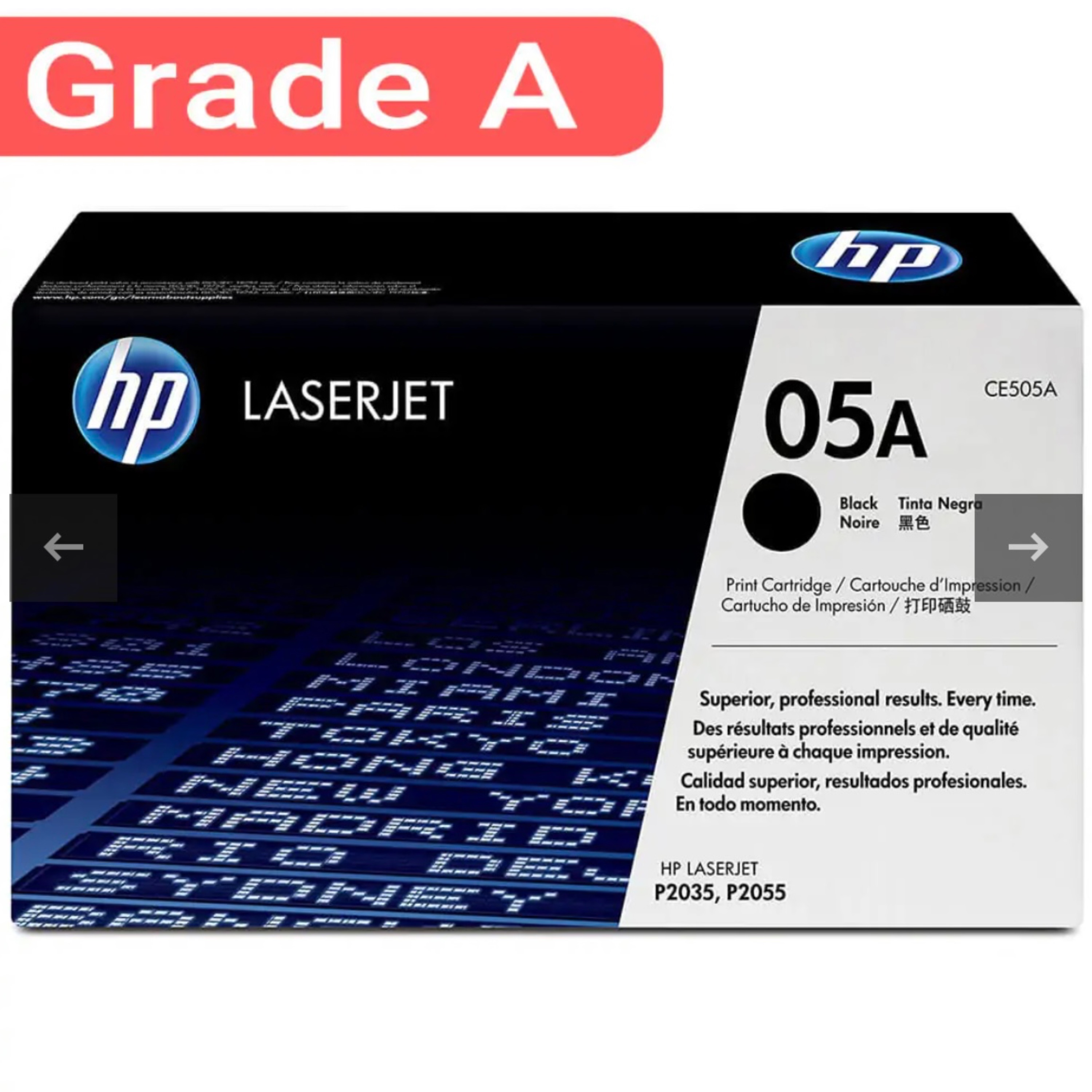 کارتریج لیزری سیاه و سفید 05a HP