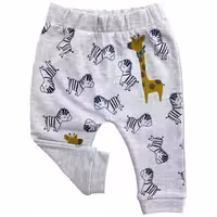 شلوار راحتی طرح زرافه طوسی نیلی Nili