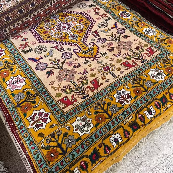 قالیچه دستباف 3 متری ریزبافت و اعلا ترکمن با ارسال رایگان 