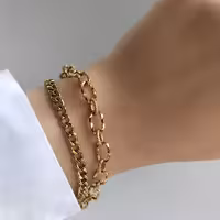 دستبند دولاین  استیل