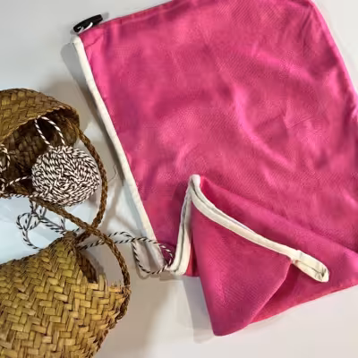 کلاه حمام هندی دکمه دار دو لایه