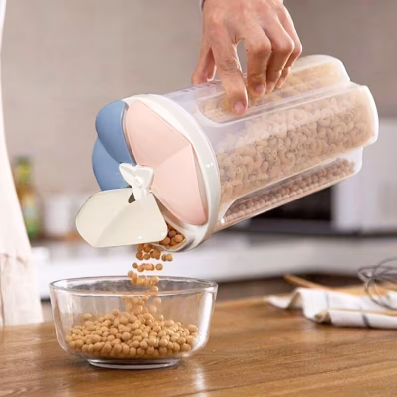 ظرف سه قسمتی حبوبات (سایز بزرگ ) | amazonchi