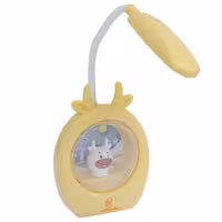 چراغ مطالعه رومیزی HK33222 زرد طرح گاو