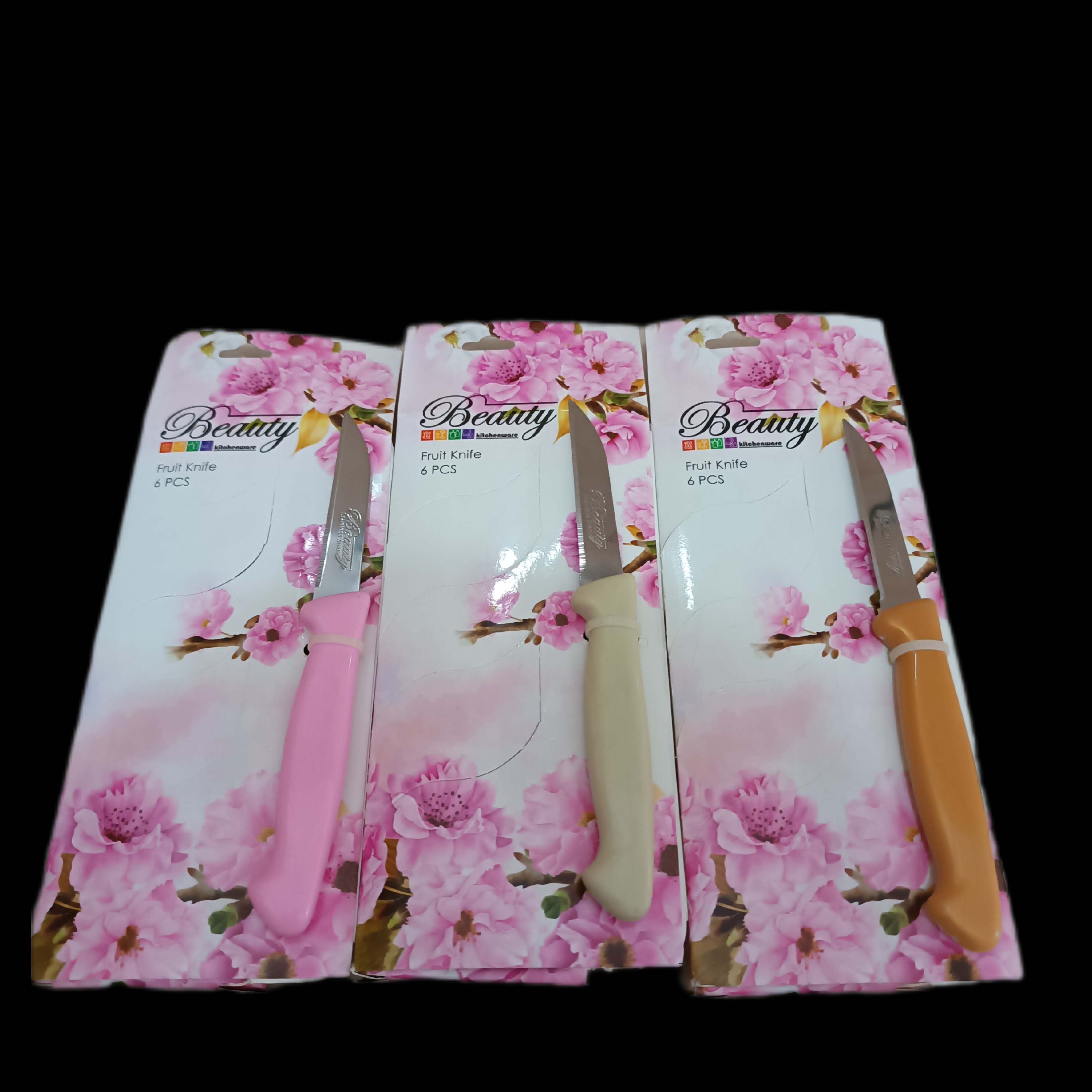 کارد میوه خوری 6عددی ، رنگبندی متنوع