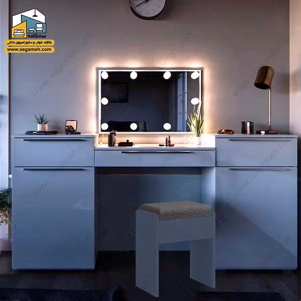 میز آرایش لامپ دار DMP209