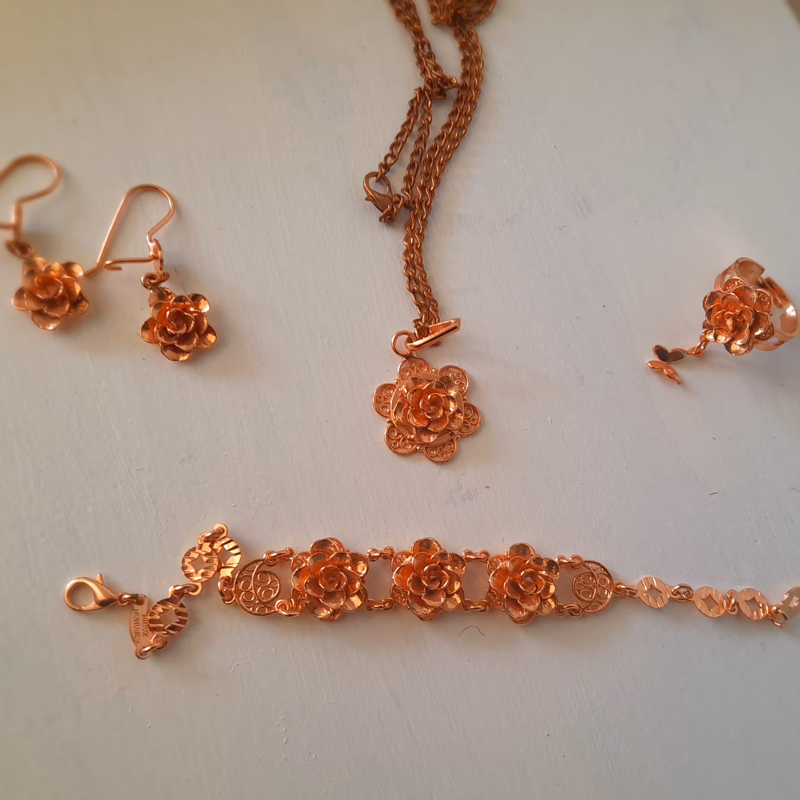 سرویس زیورآلات مس