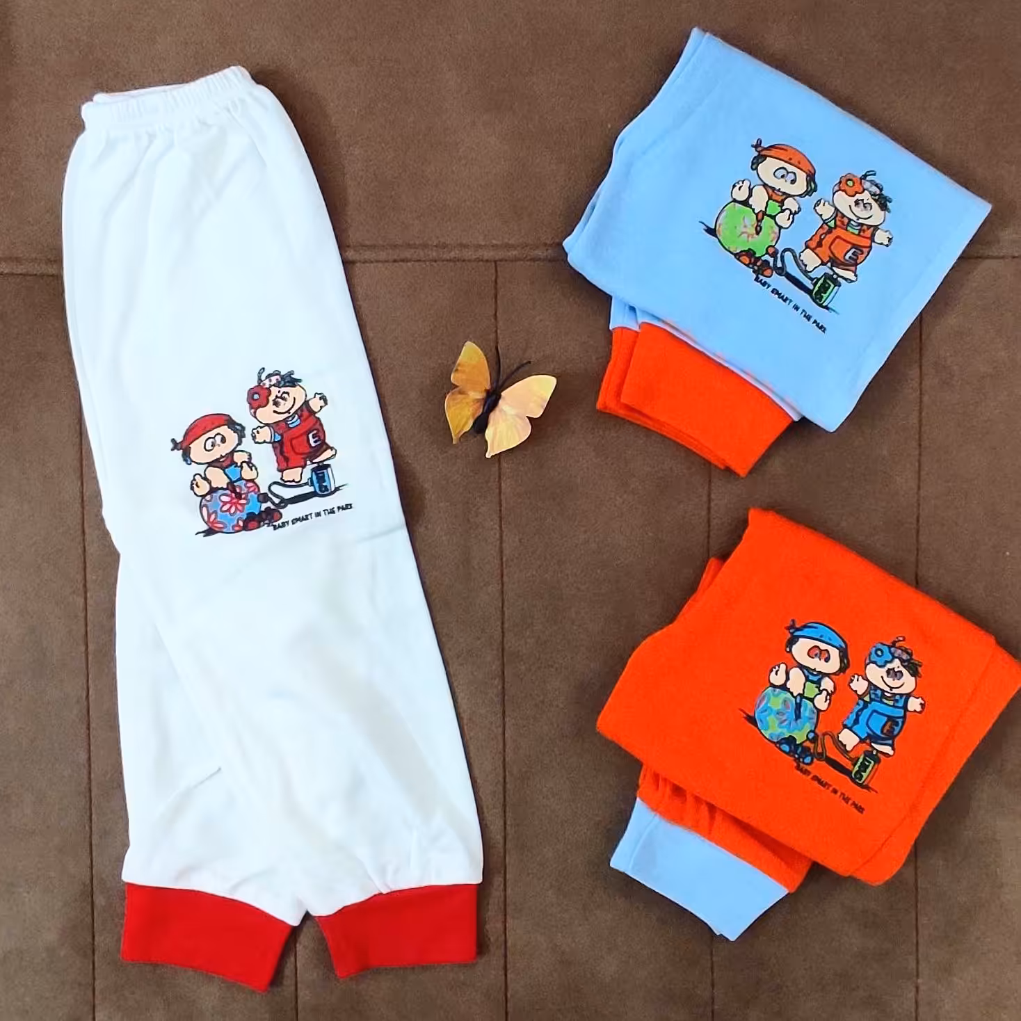 شلوار راحتی نخ پنبه لطیف خانگی دخترانه و پسرانه بچگانه دو سال تا سه سال