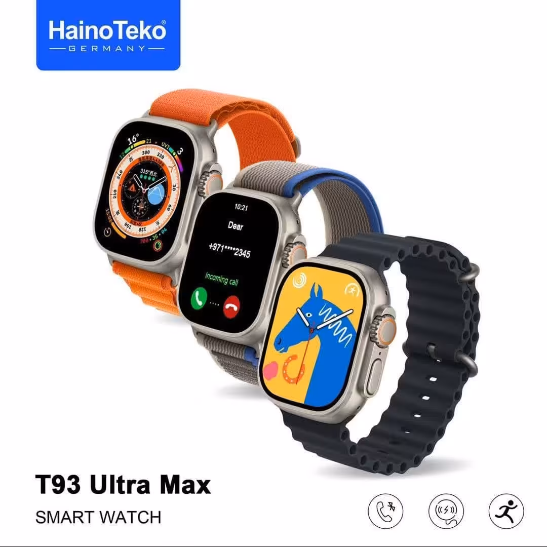 ساعت هوشمند برند Hainoteko مدل T93 Ultra Max با گارانتی