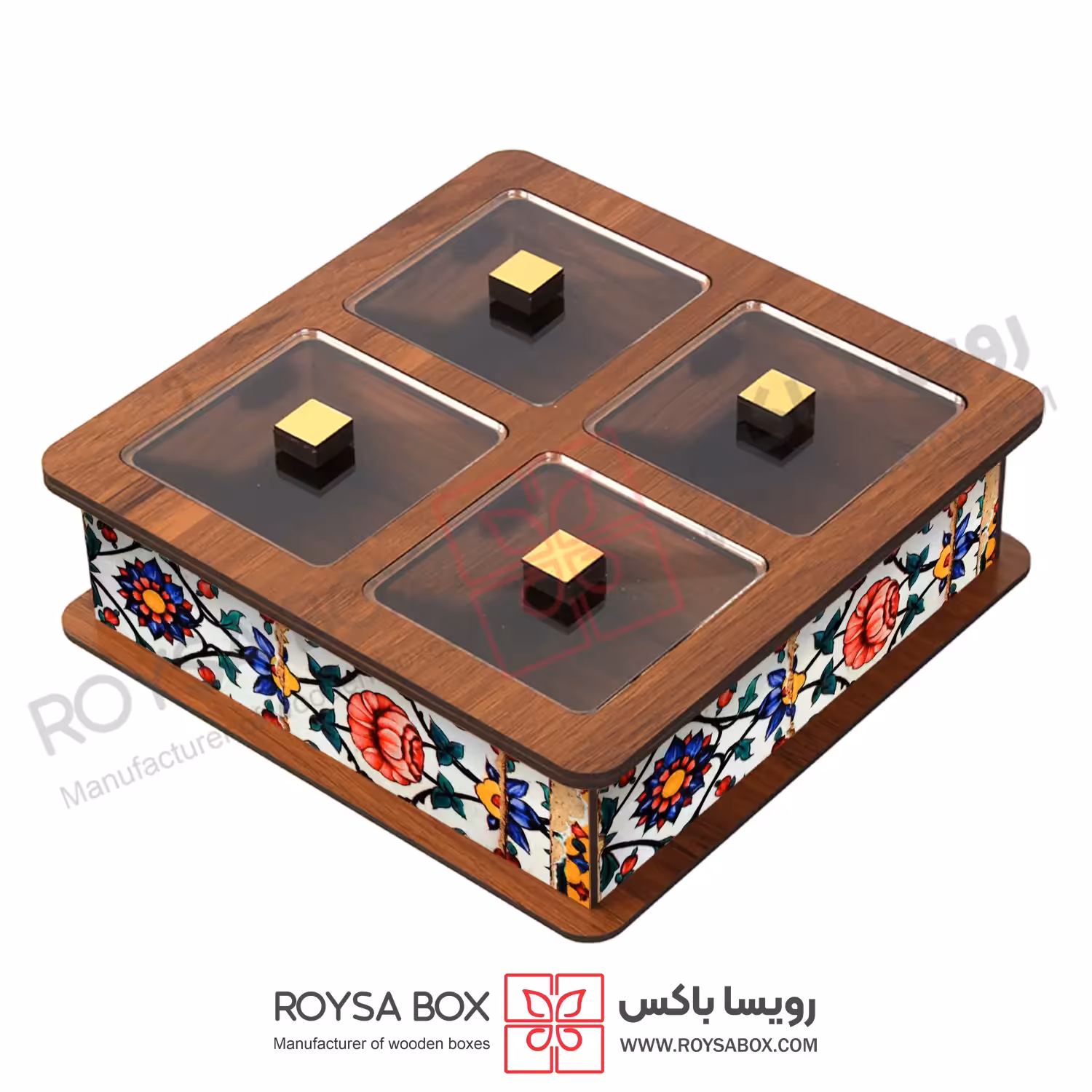 جعبه پذیرایی 4 خانه کد 402