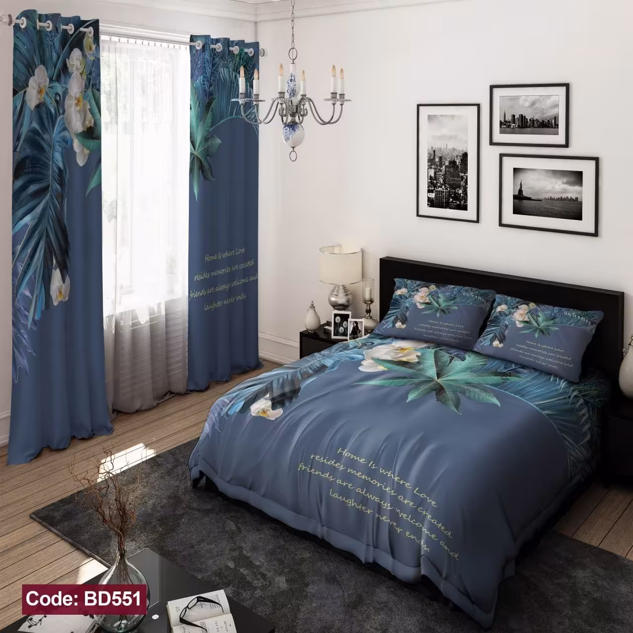 روتختی چاپی گل پروانه 