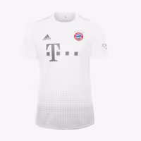 پیراهن آستین کوتاه بایرن مونیخ فصل 2020 رنگ سفید- کیت دوم