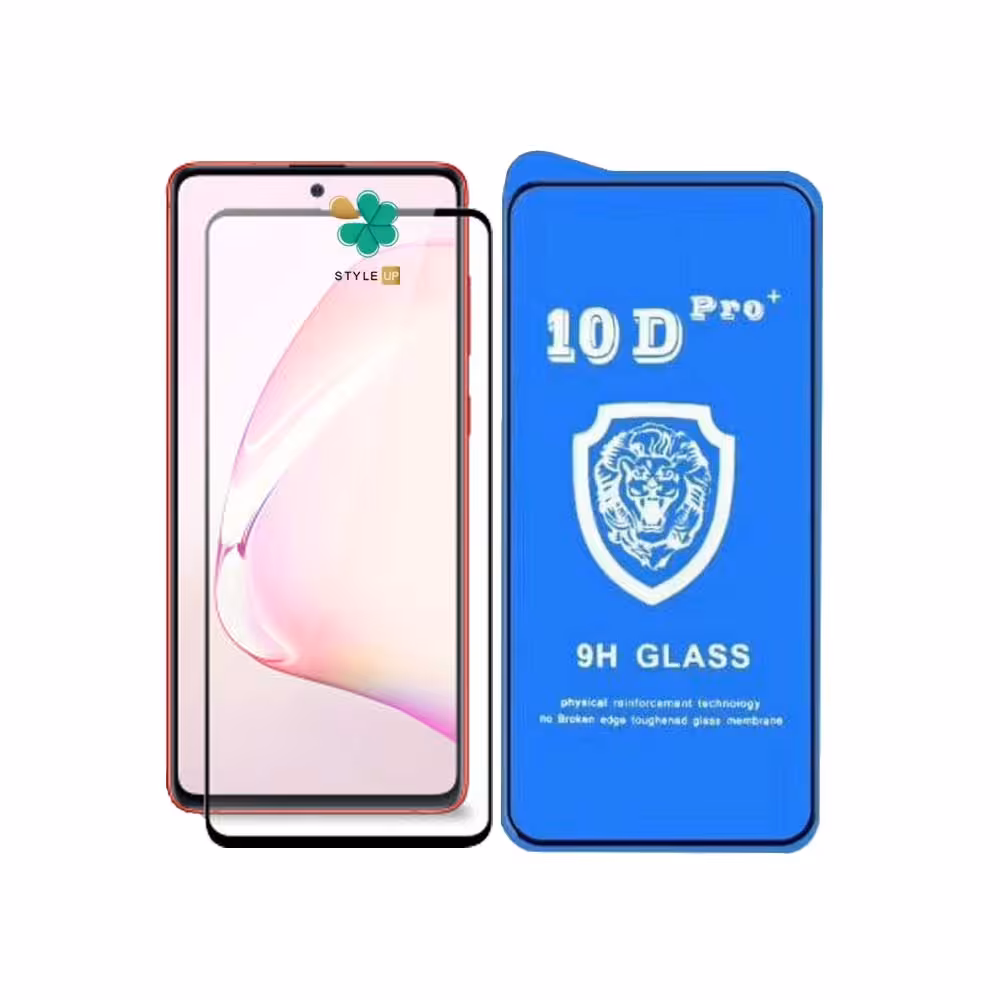 گلس تمام صفحه گوشی سامسونگ Note 10 Lite / A81 مدل 10D Pro