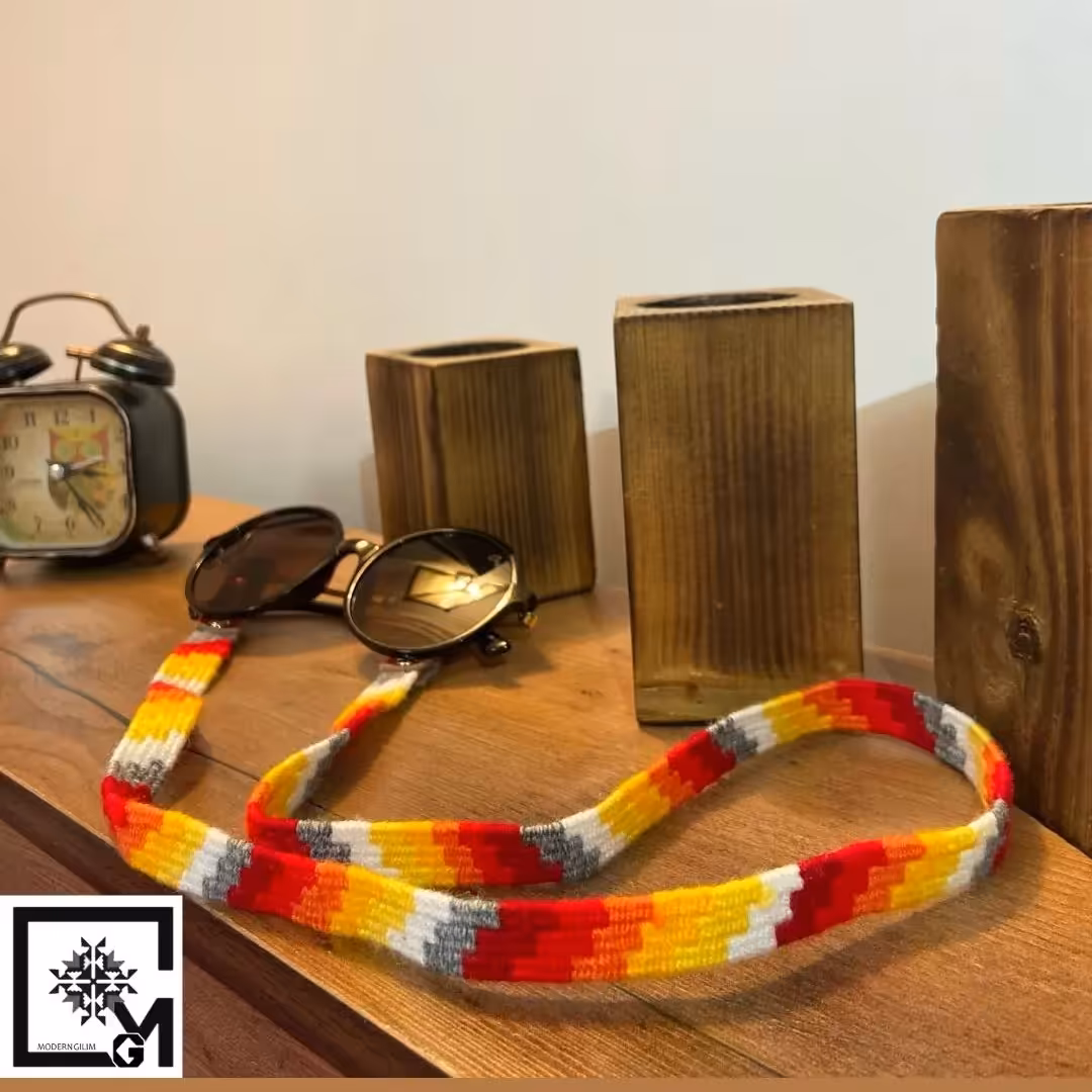 بند عینک گلیمی دست ساز 
