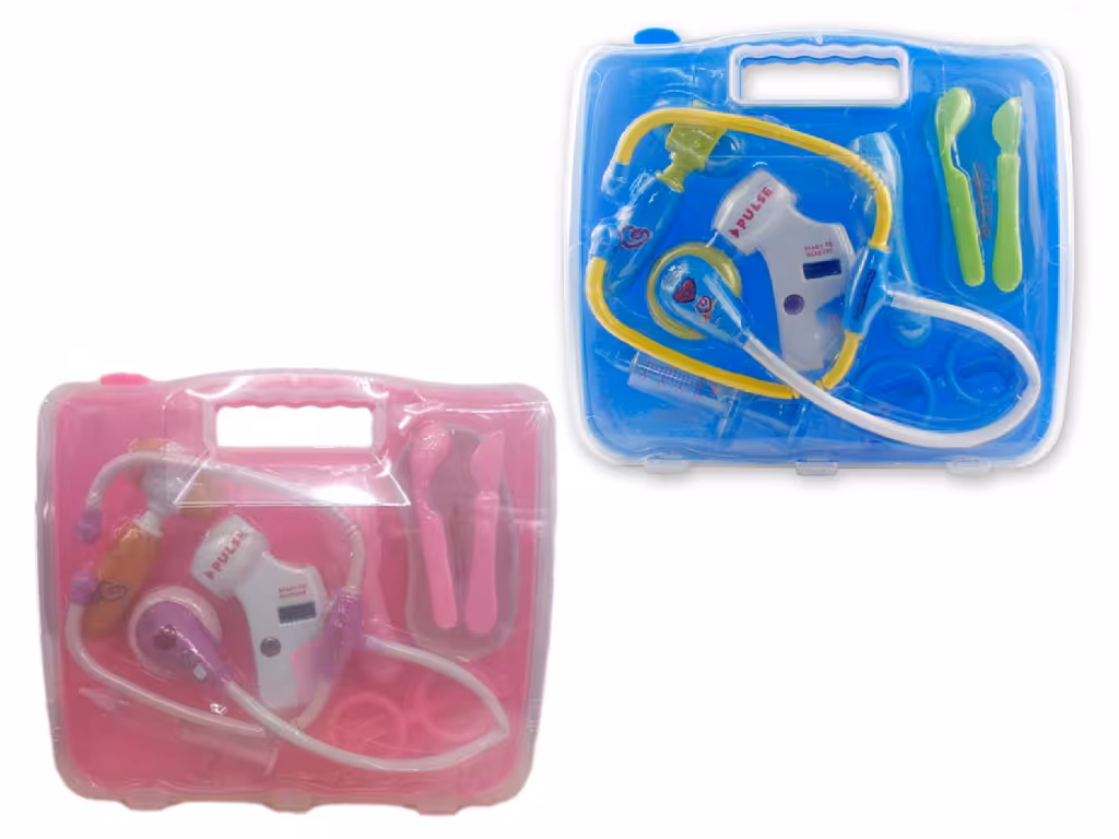 لوازم پزشکی اسباب بازی 9 تکه به همراه کیف