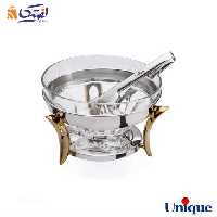 سالاد خوری پایه دار قایقی طلایی یونیک UN-3867