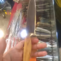 چاقوی دم دستی طوبی بهترین کیفیت چاقو و تیز