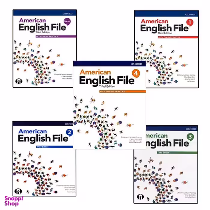 کتاب American English File Third Edition اثر جمعی از نویسندگان انتشارات آریونا 5 جلدی