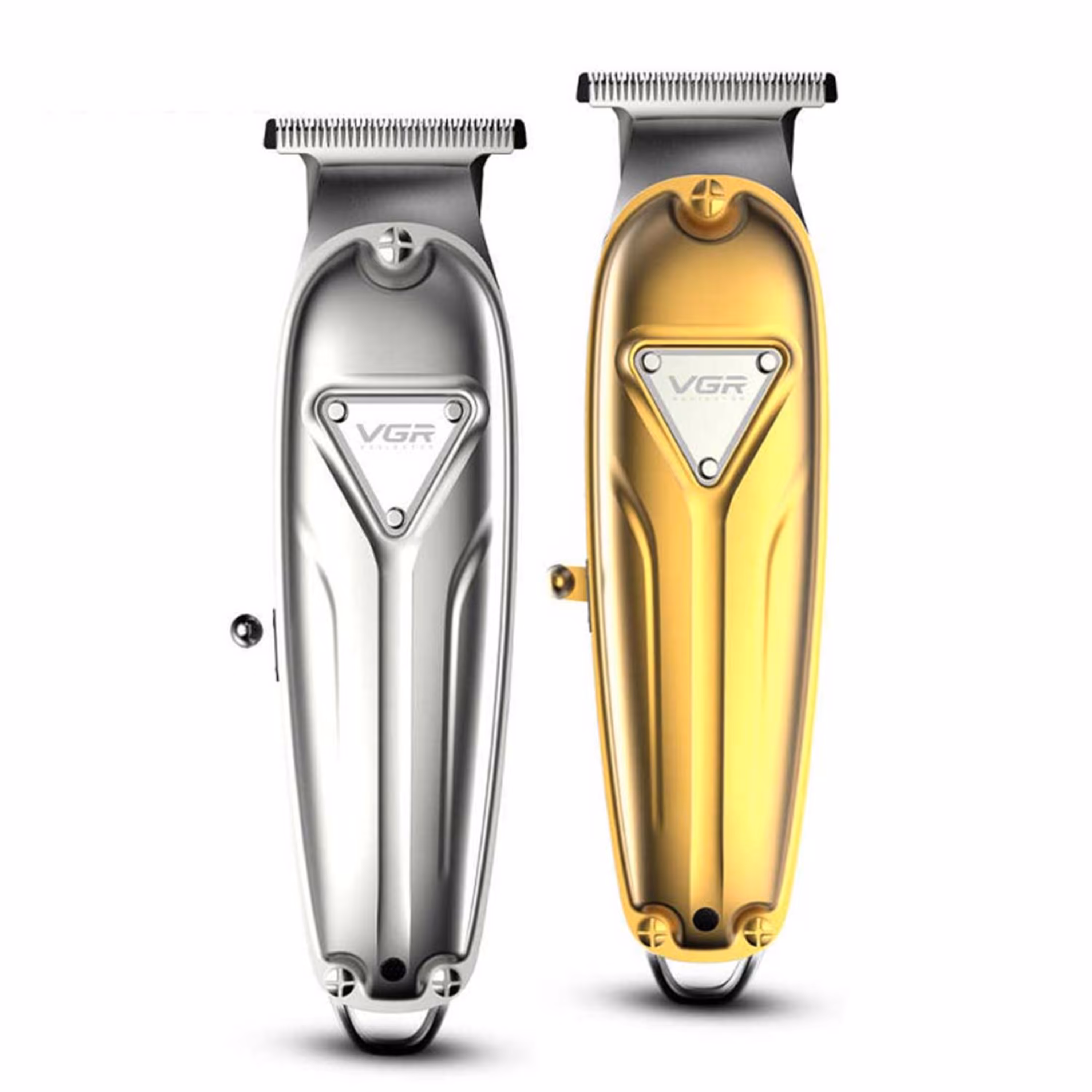 ماشین اصلاح مو سر و صورت و بدن برند VGR مدل 056 جنس استیل رنگ طلایی
