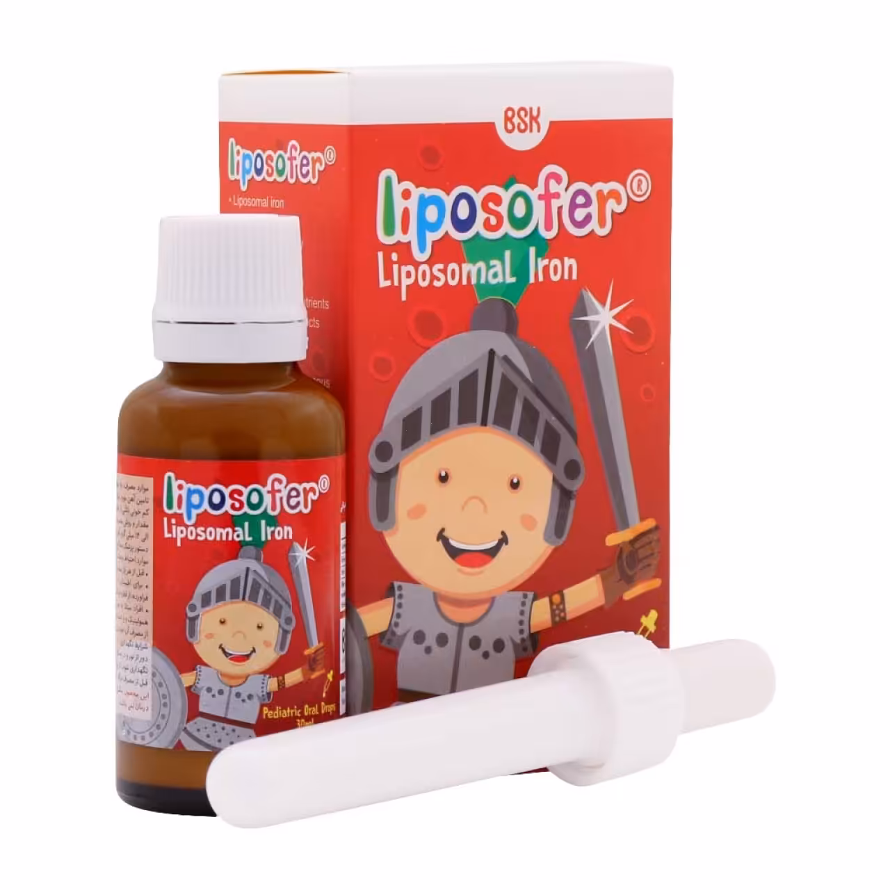 قطره خوراکی لیپوزوفر حجم 30 میل