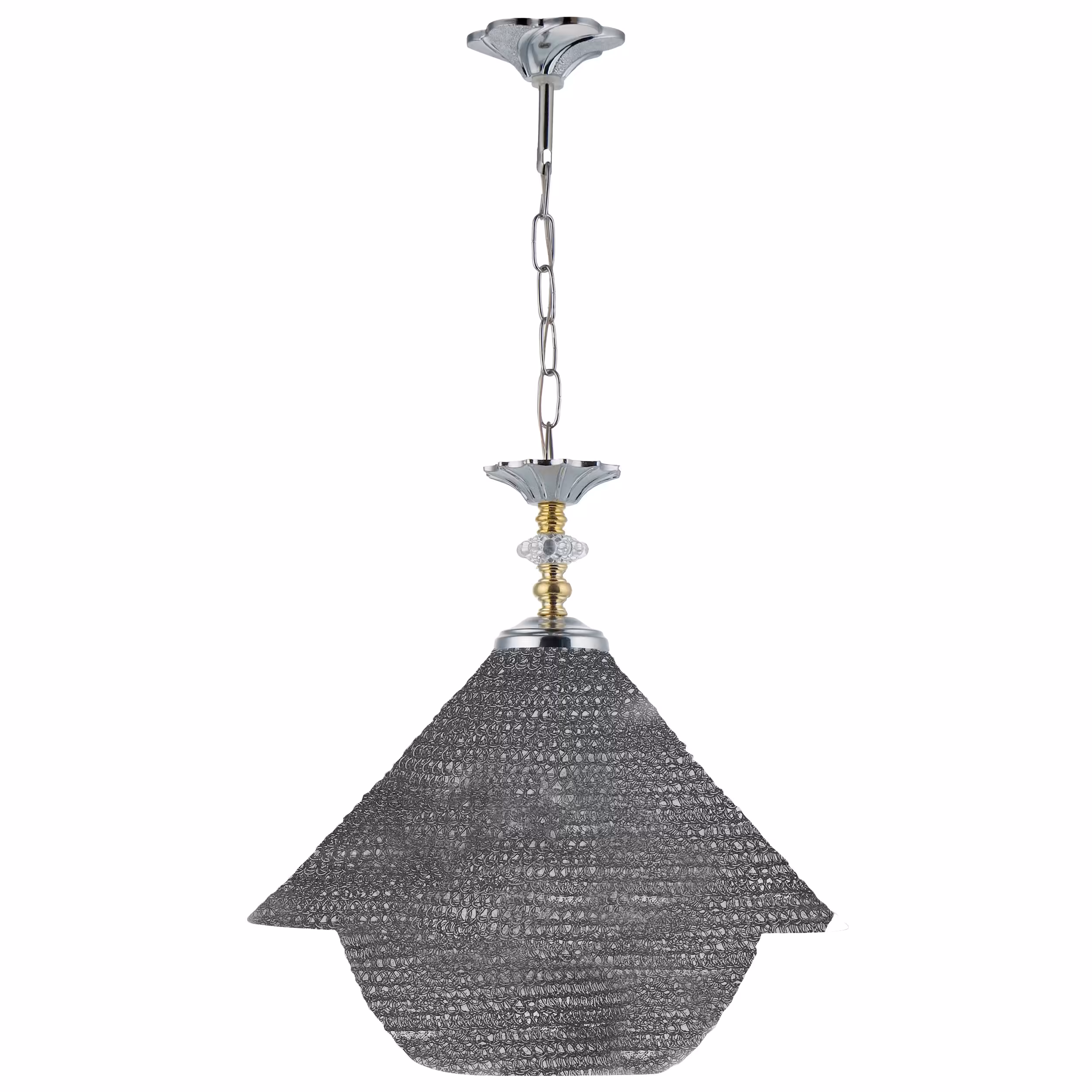 لوستر تک شاخه مدل کلبه دودی