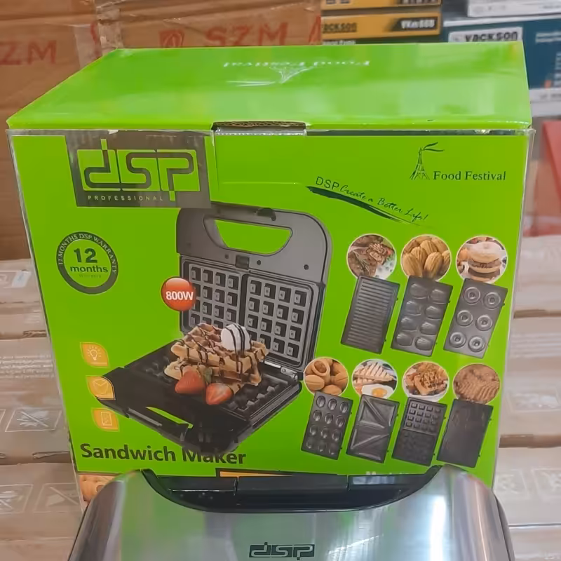 اسنک ساز  وافل ساز و ساندویچ ساز 7کاره مارک dsp