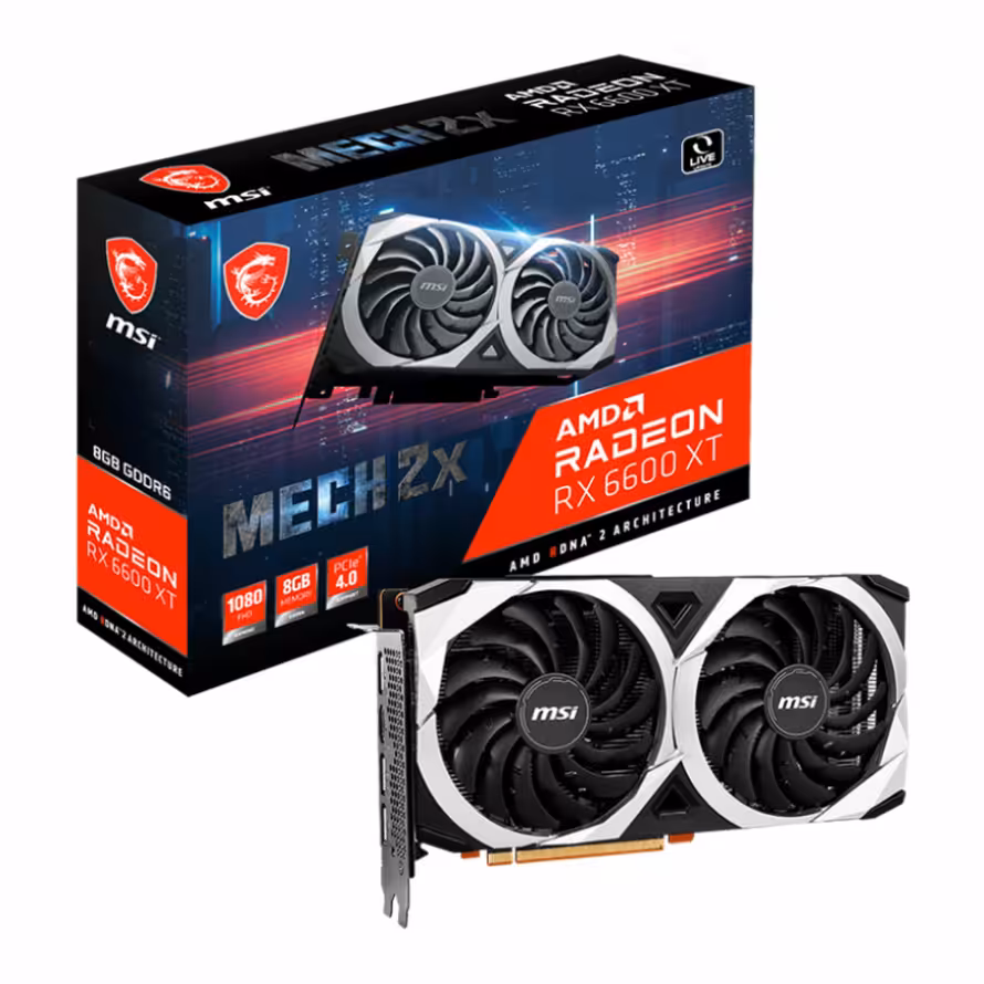 کارت گرافیک ام اس آی Radeon RX 6600 XT MECH 2X 8G