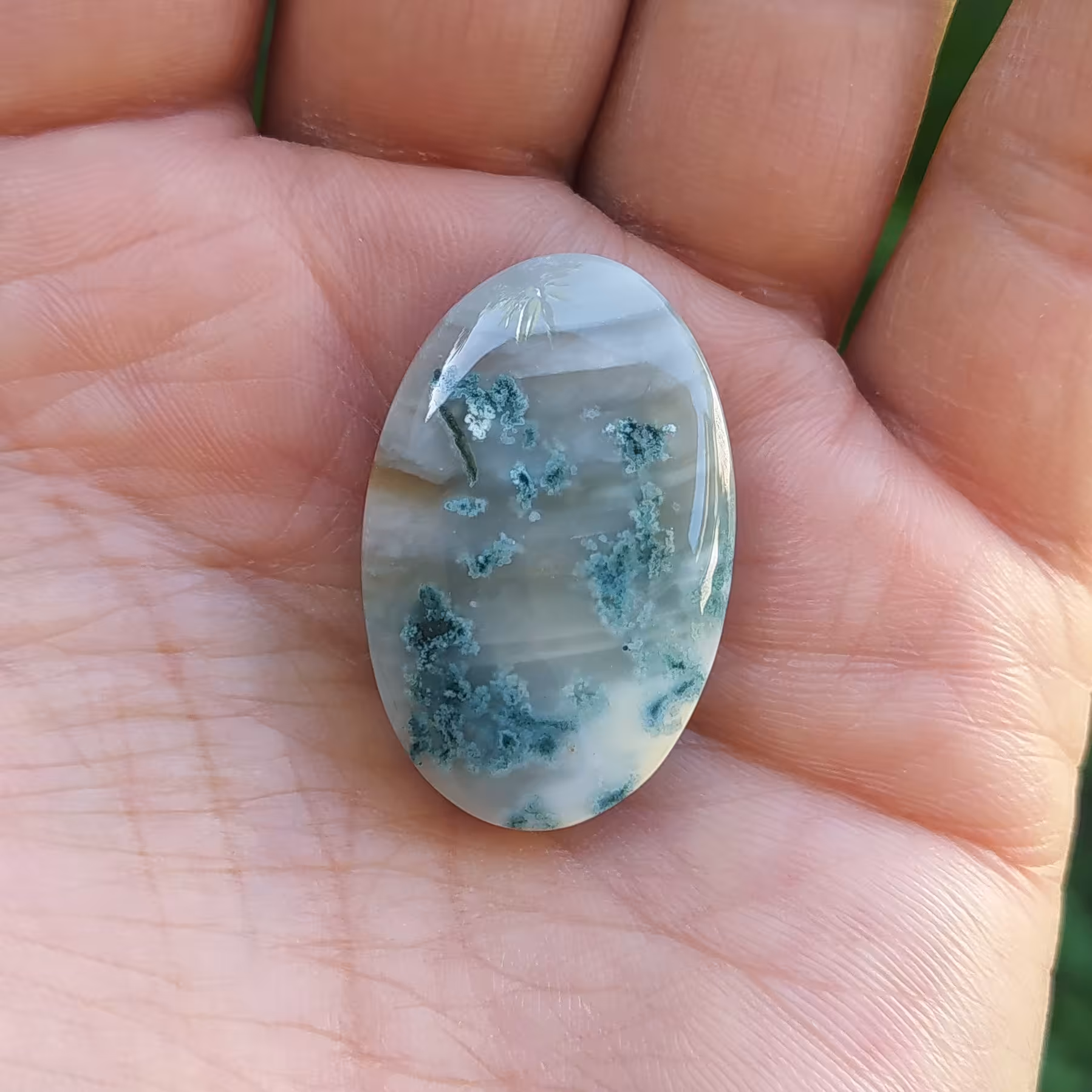 نگین گردنی عقیق شجر بهاره زیبا