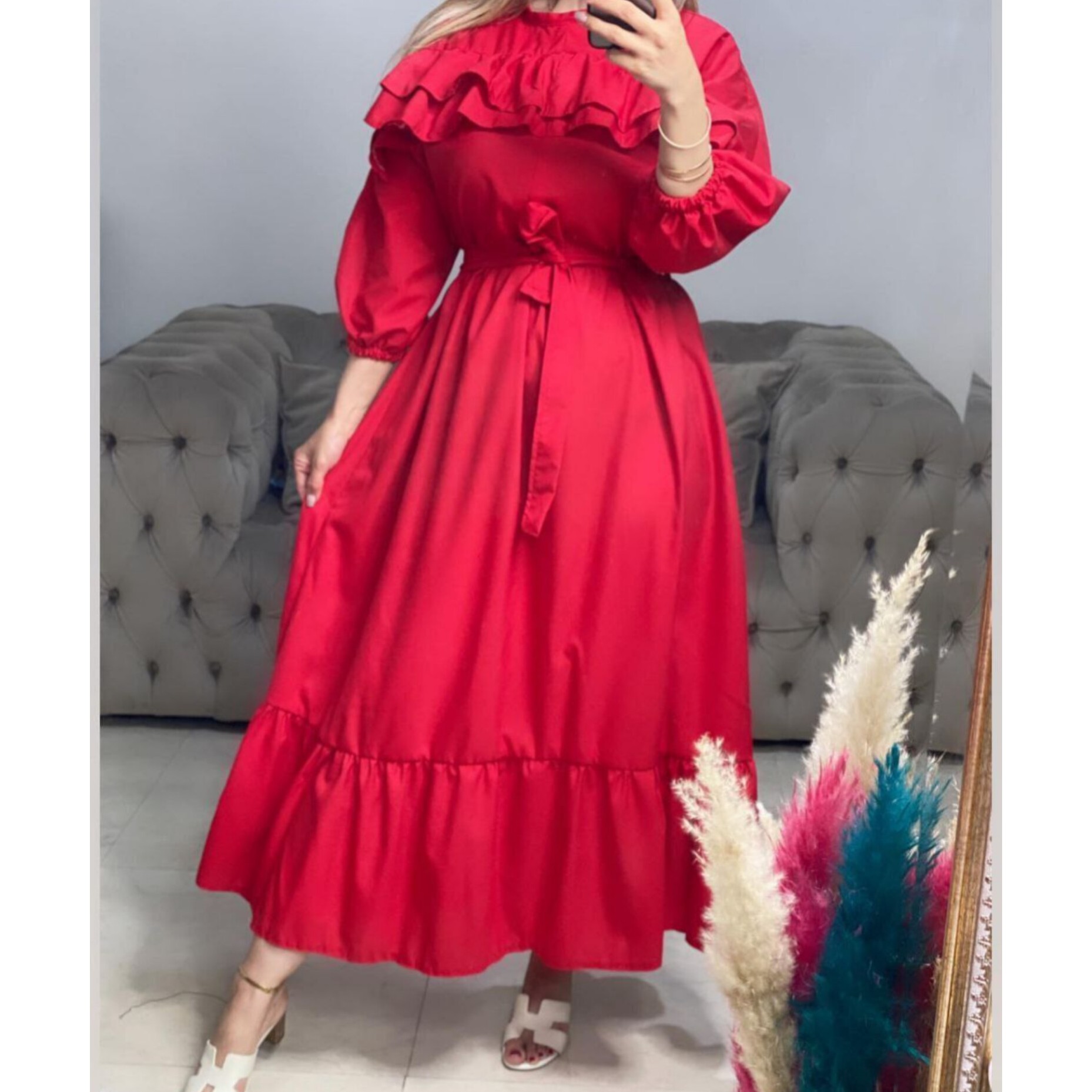 ماکسی یقه چین
