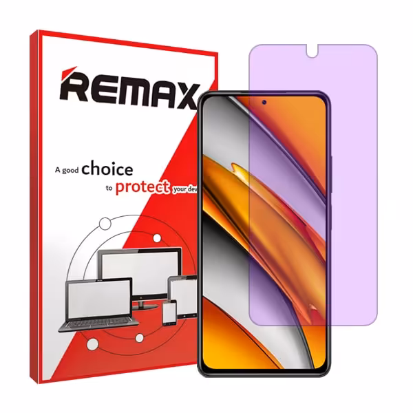 گلس شیائومی Poco F3 مدل هیدروژلی آنتی پرپل برند ریمکس کد S