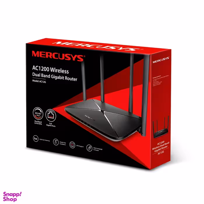 مودم روتر ADSL مرکوسیس مدل AC12G