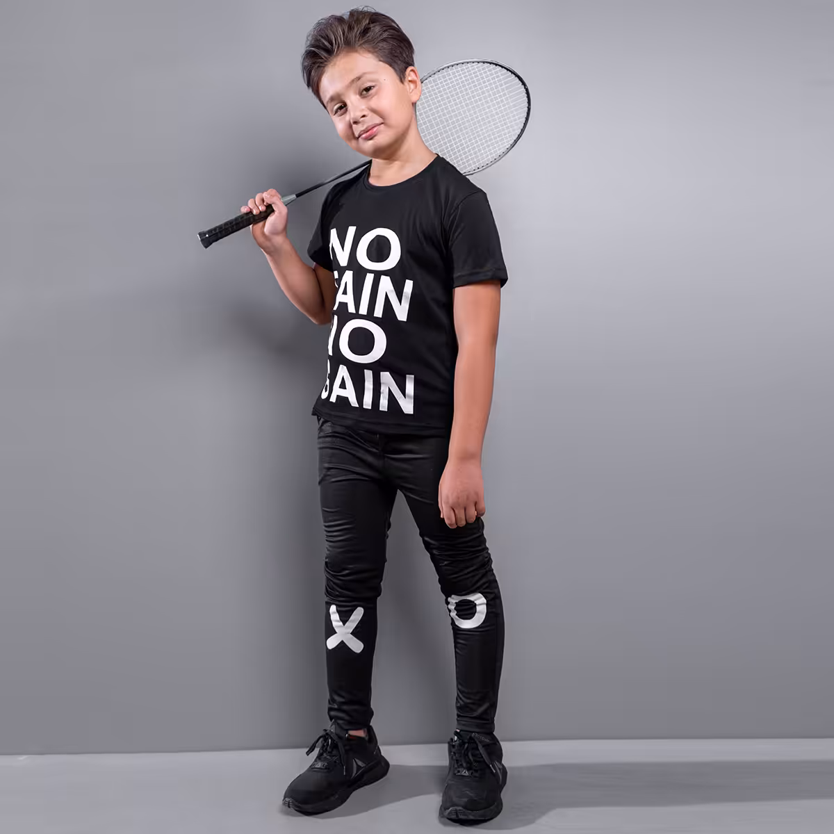 ست بچگانه تیشرت شلوار مدل NO Pane No Gain