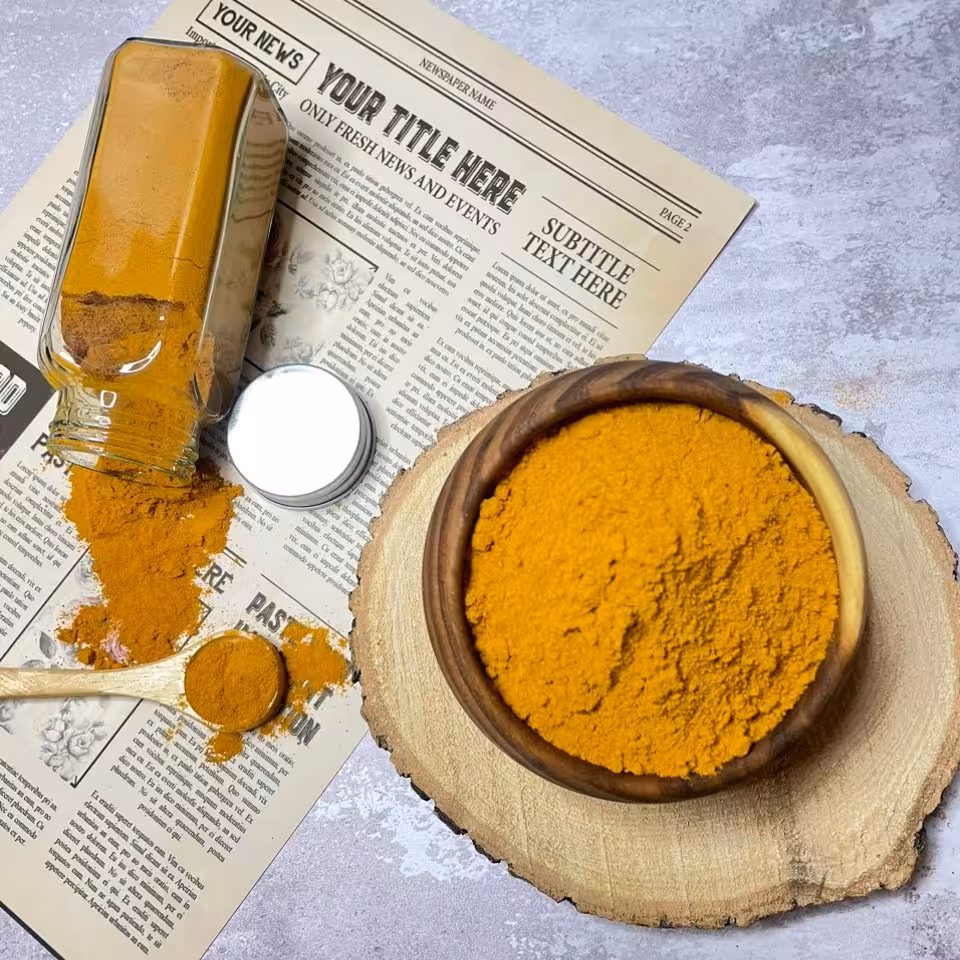 زردچوبه اعلا و درجه یک شیشه ای