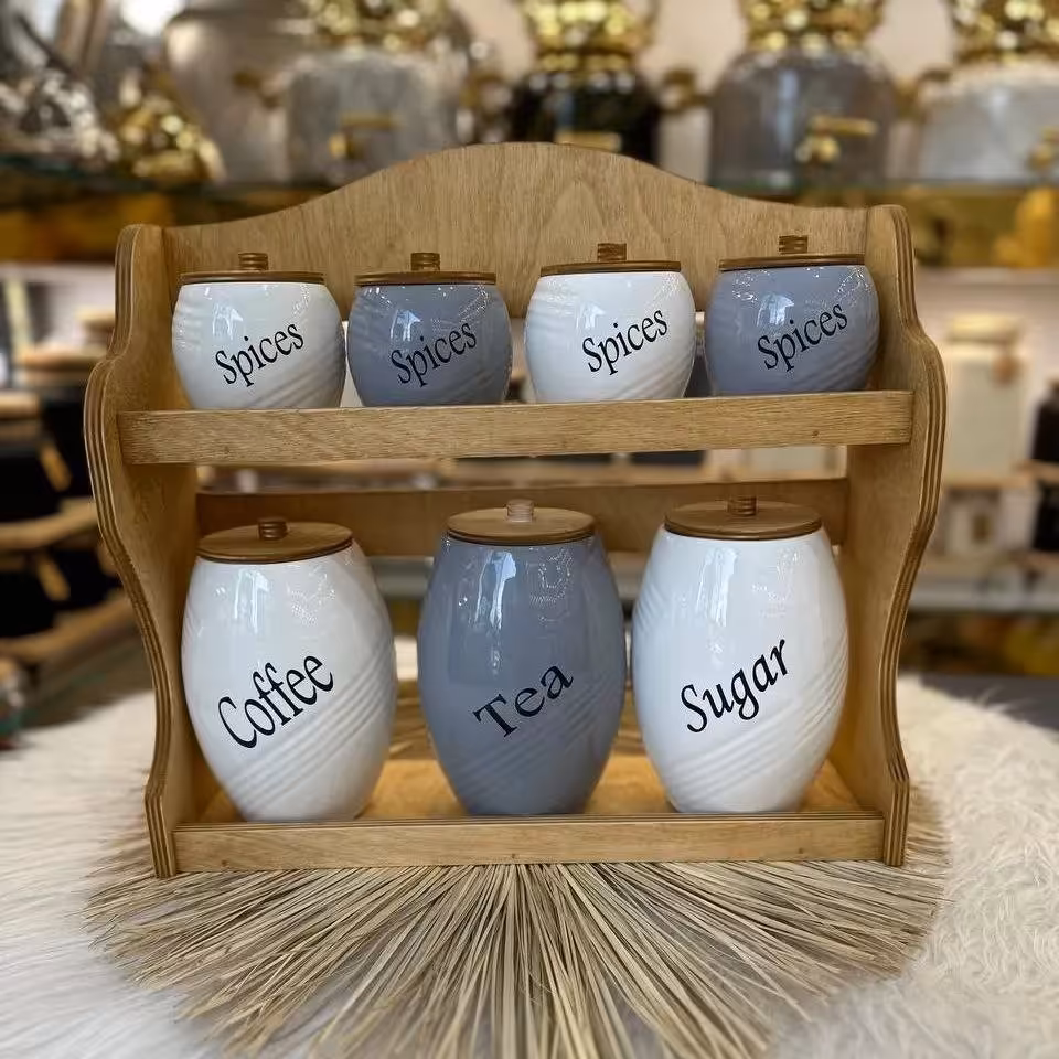 سرویس پاسماوری با استند چوبی