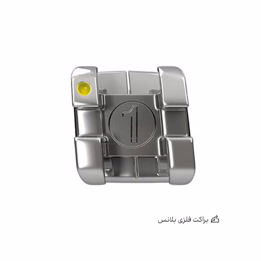 براکت فلزی بلانس کریتیو دنتال- استنلس استیل تک کیسی														Balance metal bracket Creative Dental