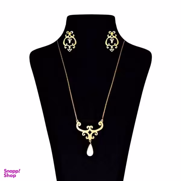 نیم ست طلا 18 عیار زنانه سانا گالری کد D2198