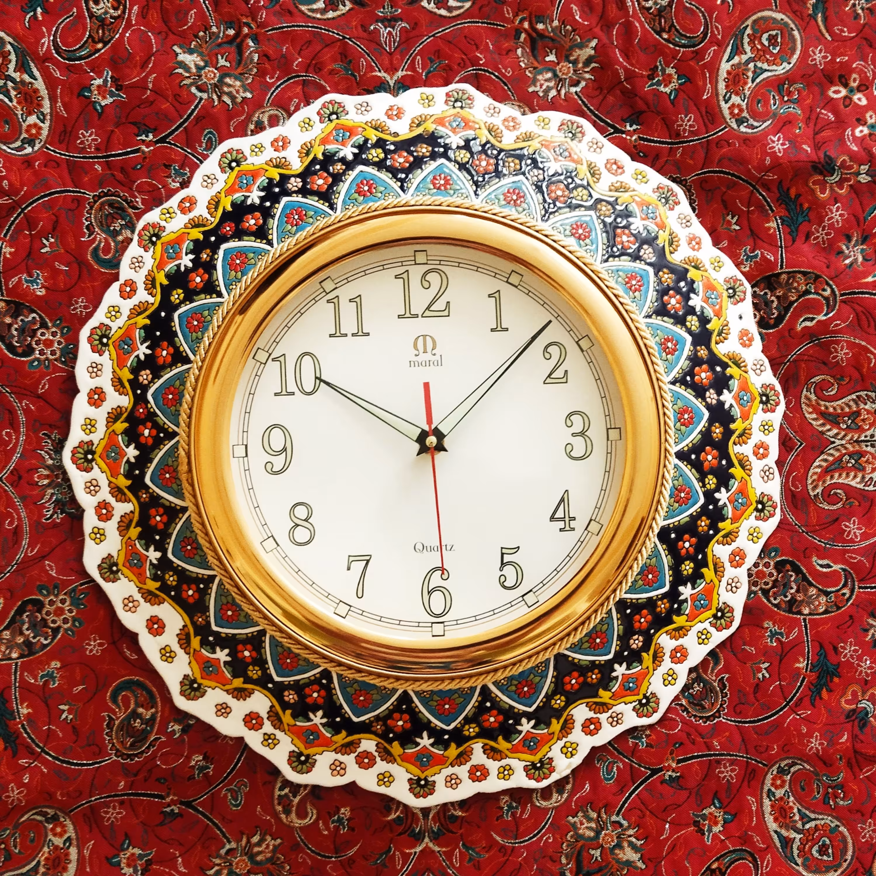 ساعت میناکاری 40 سانتی 