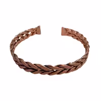 دستبند مسی گندمی عاج کد JW165