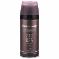 اسپری خوشبو کننده بدن مردانه پرستیژ مدل212 سکسی  مردانه حجم 150 میلی لیتر