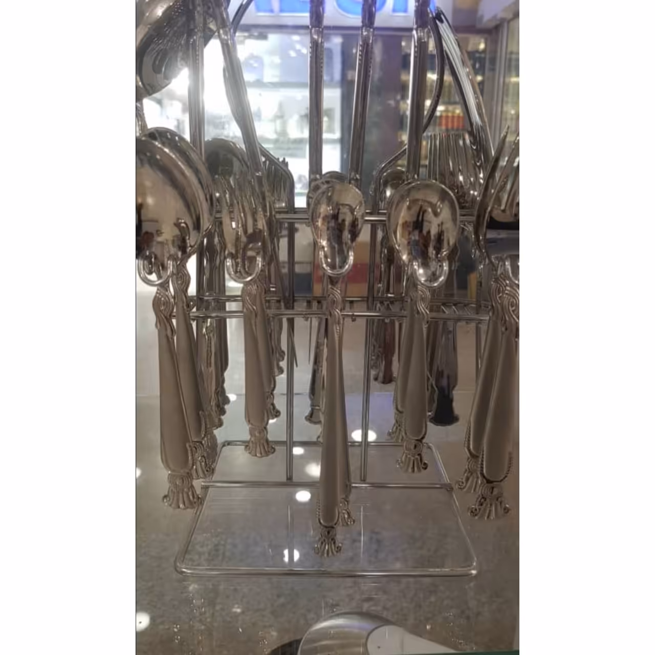 سرویس قاشق و چنگال 6 نفره مارک آلمانی عرشیا طرح سلطنتی ساده