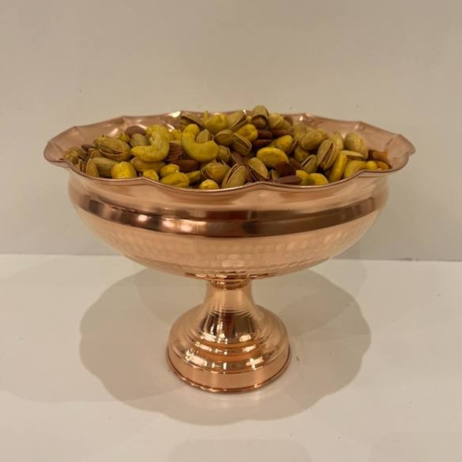 آجیل خوری مسی نانو شده بدون تغییر رنگ