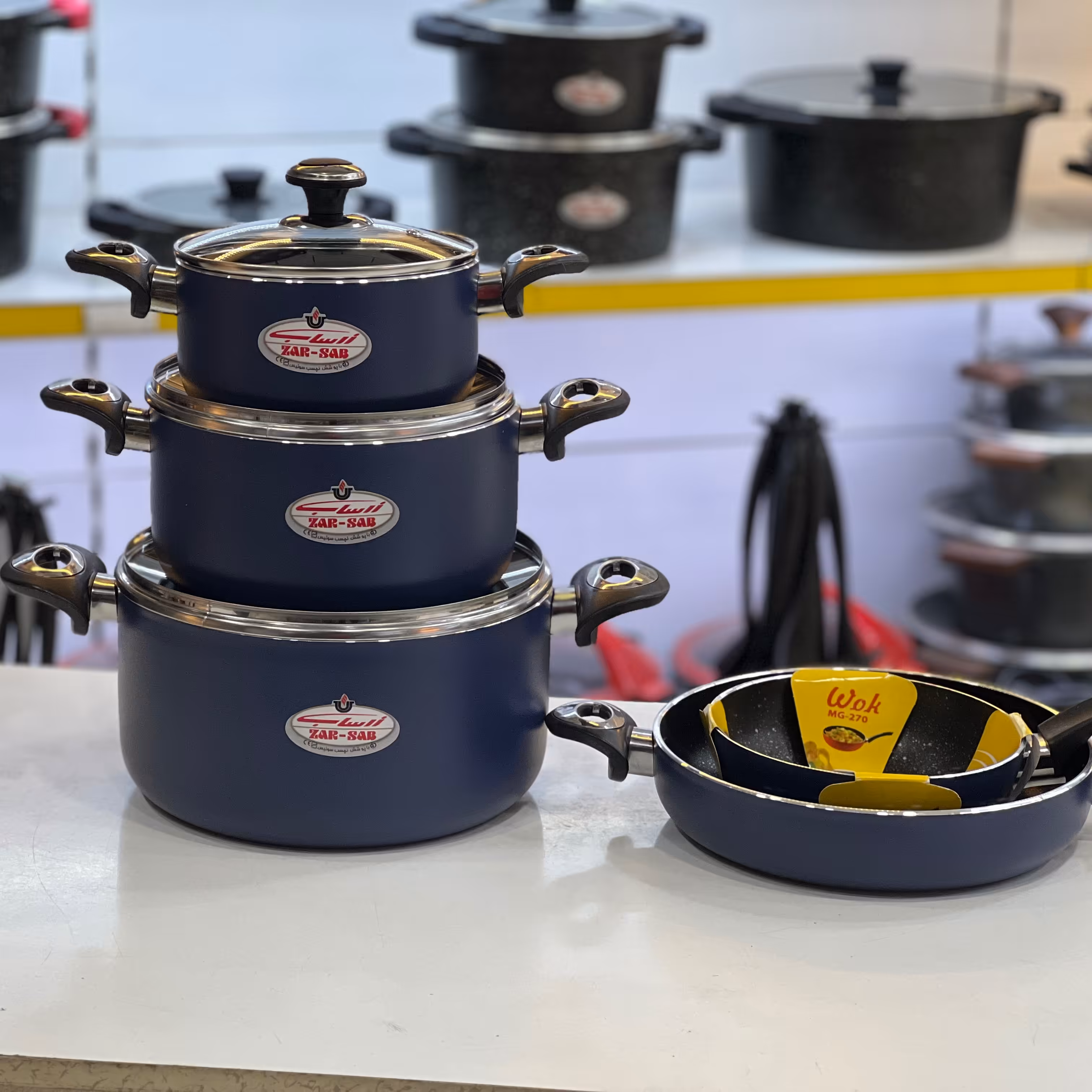 سرویس 7پارچه گرانیتا زرساب سورمه ای