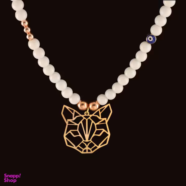 گردنبند طلا 18 عیار زنانه سانا گالری مدل گربه کد D10421