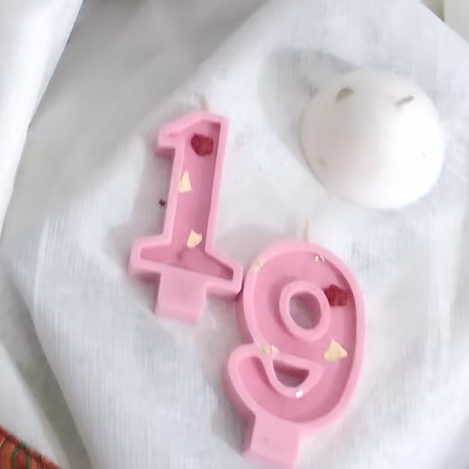 شمع عددی مخصوص تولد