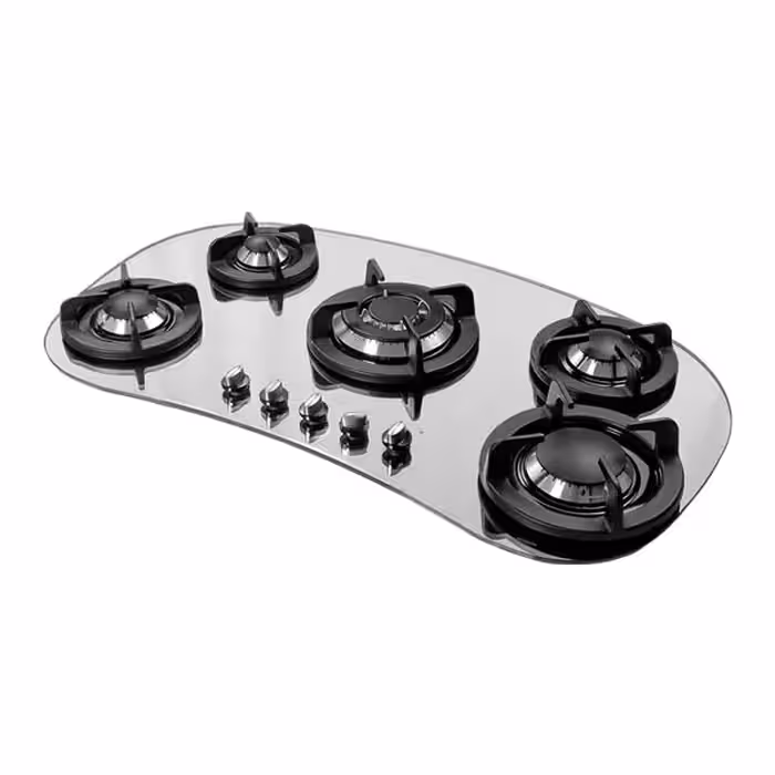 اجاق گاز صفحه ای اخوان 5 شعله سری ونوس مدل V9