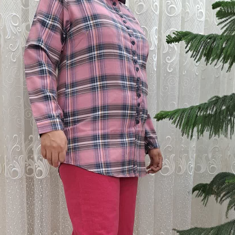 مانتو شومیزی  چها ر خونه 